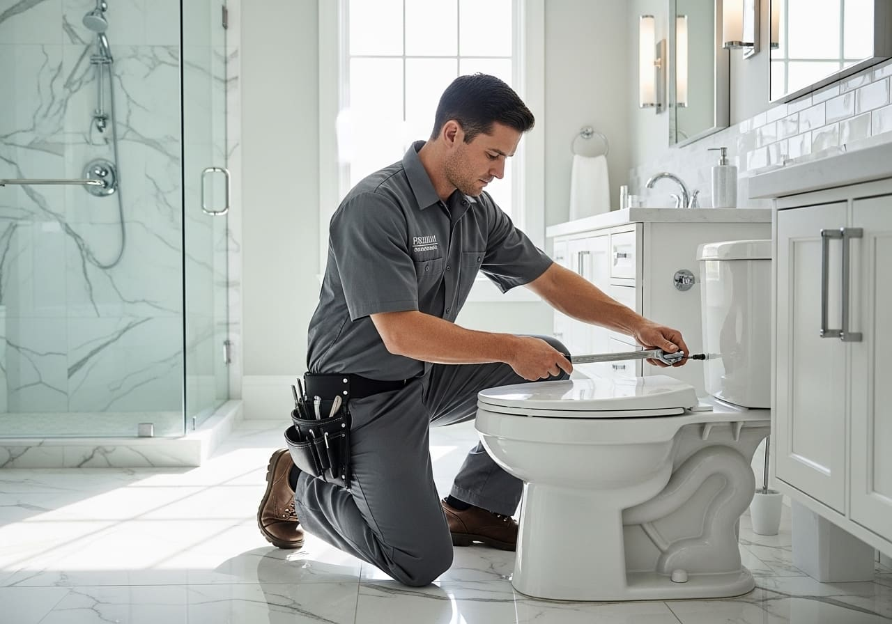 Toilet Repair & Installation in Wall
